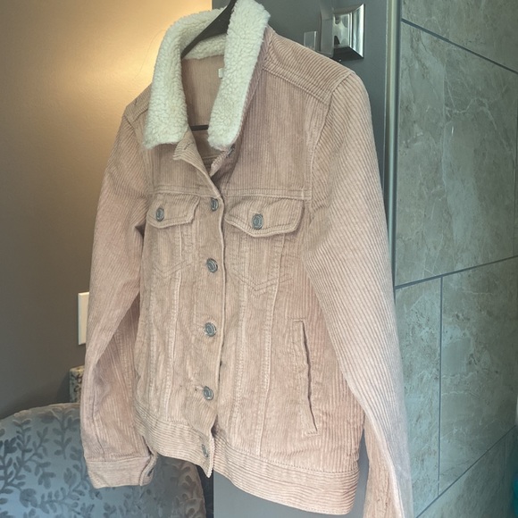 Pink Corduroy Button-Up Jacket from PacSun - Picture 3 of 6